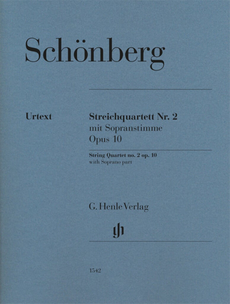 Streichquartett Nr. 2 op. 10 mit Sopranstimme
